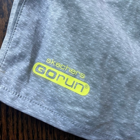 Skechers Performance Women's Workout Go Run Shorts sz. M NWOT gray/ yellow - Picture 6 of 8